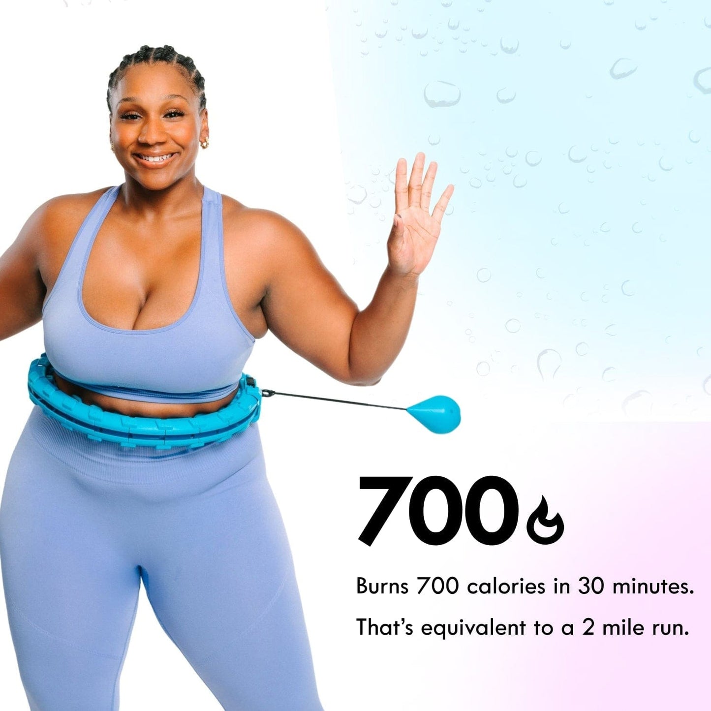 Infinity Hoop - Weighted Hula Hoop for Fun Hula Hoop Workouts